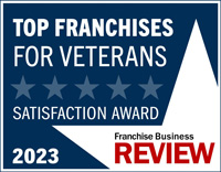 Franchise Business Review - Top Franchises for Veterans Satisfaction Award 2023